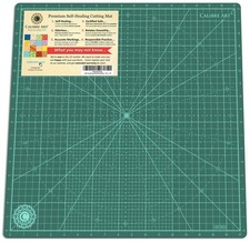 Self Healing Rotating Cutting Mat 18x18 17" Grid , Perfect for Quilting  Ar...