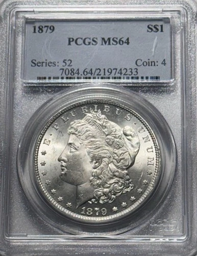 1879-P MORGAN DOLLAR PCGS MS-64