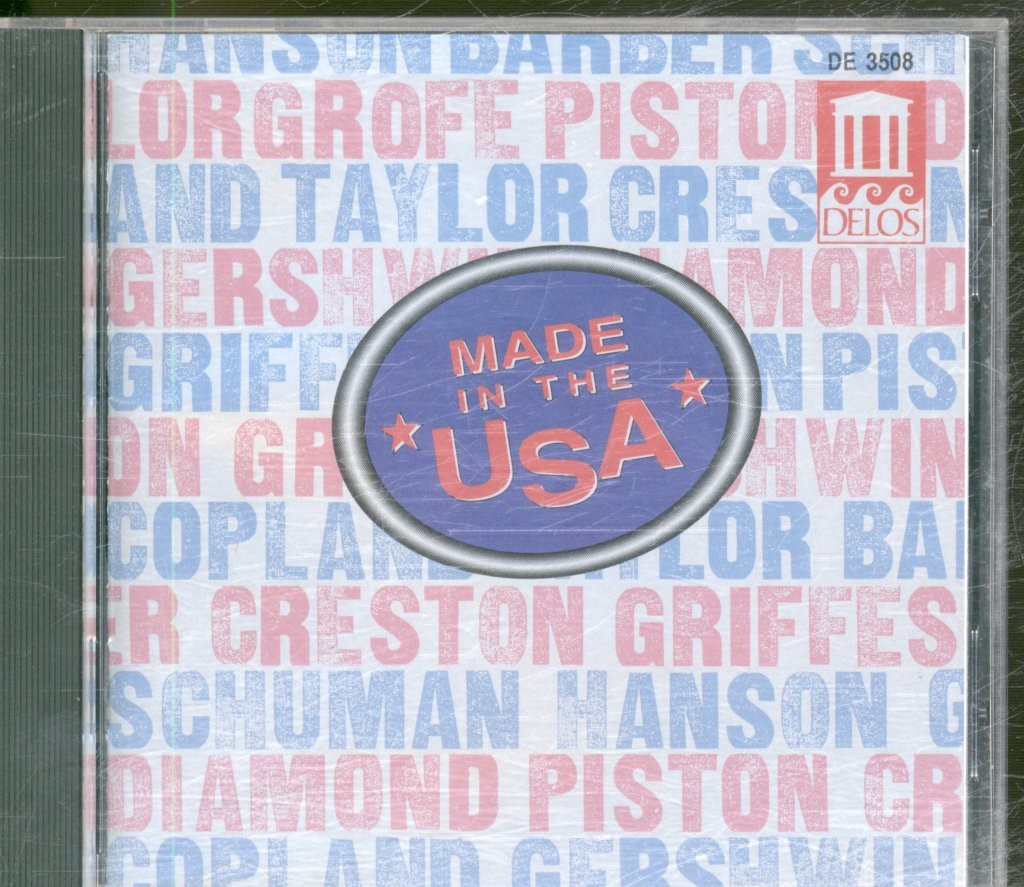 DE3508 Various Artists Made In the Usa: American Symphonic Music CD USA Delos