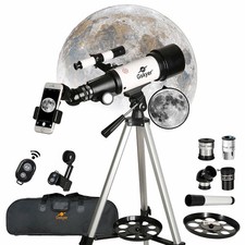Gskyer Telescope AZ70400 70mm Aperture 400mm Portable Astronomical Telescope