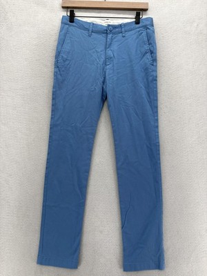 J. Crew Crewcuts Skinny Chino Pants Boys 14 Blue Stretch Twill School Unirofm