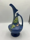 Roseville Blue Fuchsia Ewer Vase #902-10"