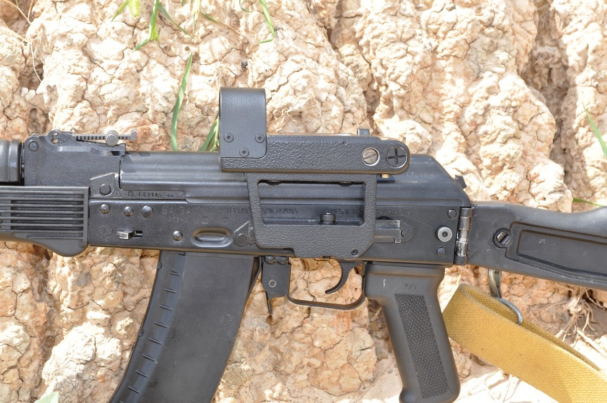 OKP-7 AK用コリメーターサイト　グリーン　20ミリレール仕様 OKP-7 Green Dot Sight with AK Side Mount Reflex Sight Rifle Scope