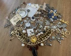 Vintage Fashion Costume Jewelry Estate Junk Drawer Lot H