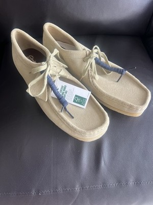 NEW Clarks low top Leather WALLABEE Men Sz 11 MAPLE SUEDE Classic Style Quality 