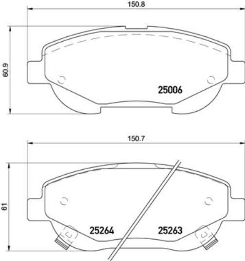 Freinage Brembo P 83 148 en céramique premium pour une endurance maximale