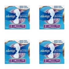 Image of Always Infinity FlexProtect Long Pads With Wings- Unscented- Size 2 - 44 Pads