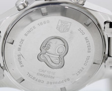 Tag Heuer Aquaracer Chronograph 43mm Black Date Dial Dive Watch CAF101E 15