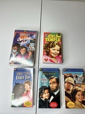 Shirley Temple VHS Tapes Set Of 5 NWT