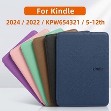 For Amazon Kindle Paperwhite 5/6/7th 10th 11/12th Gen Smart Leather Case Cover