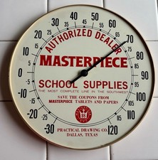 Old Advertising Thermometer Sign MASTERPIECE ...
