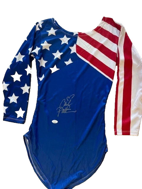 American Gymnast Carly Patterson Signed Singlet with JSA COA USA
