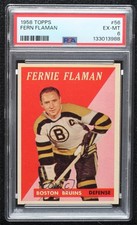 1958-59 Topps Fern Flaman #56 PSA 6 HOF 07qw