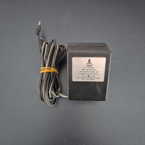 Transformateur Officiel Alimentation Atari 2600 C016507 Vintage Retrogaming