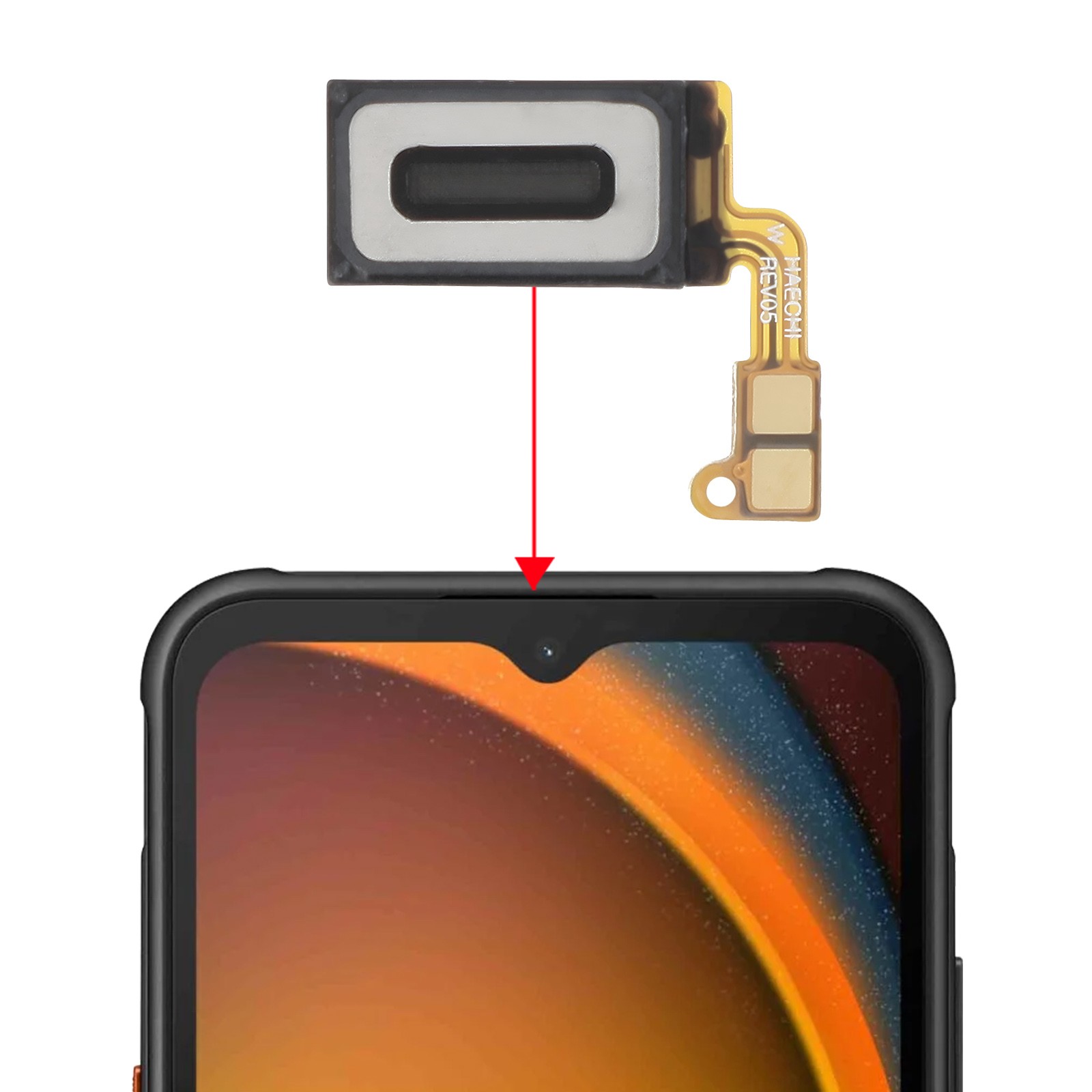 Haut-parleur interne Galaxy Xcover 7 écouteur appel Service Pack pièce