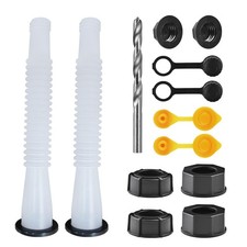 Gas Can Spout Replacement Kit, Gas Can Nozzle Replacement 2 Kit-White All gas...