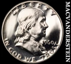 1960 Franklin Half Dollar- Silver- Choice Gem Proof Luster No Reserve #J77