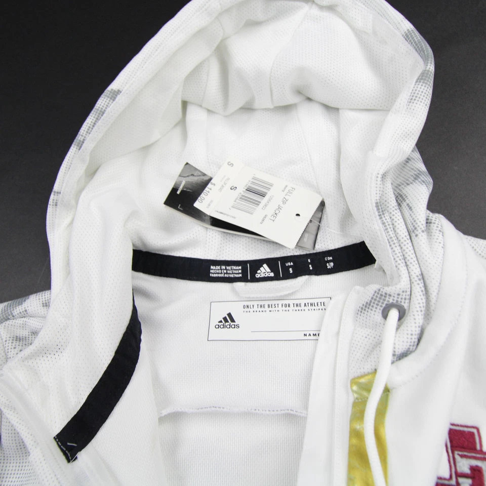Chaqueta Adidas Texas A&M Aggies Para Hombre Blanca Nueva Foto 3 de 4