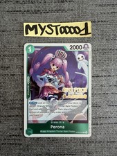 One Piece Perona Card OP09-034 Promo Stamped JUDGE English