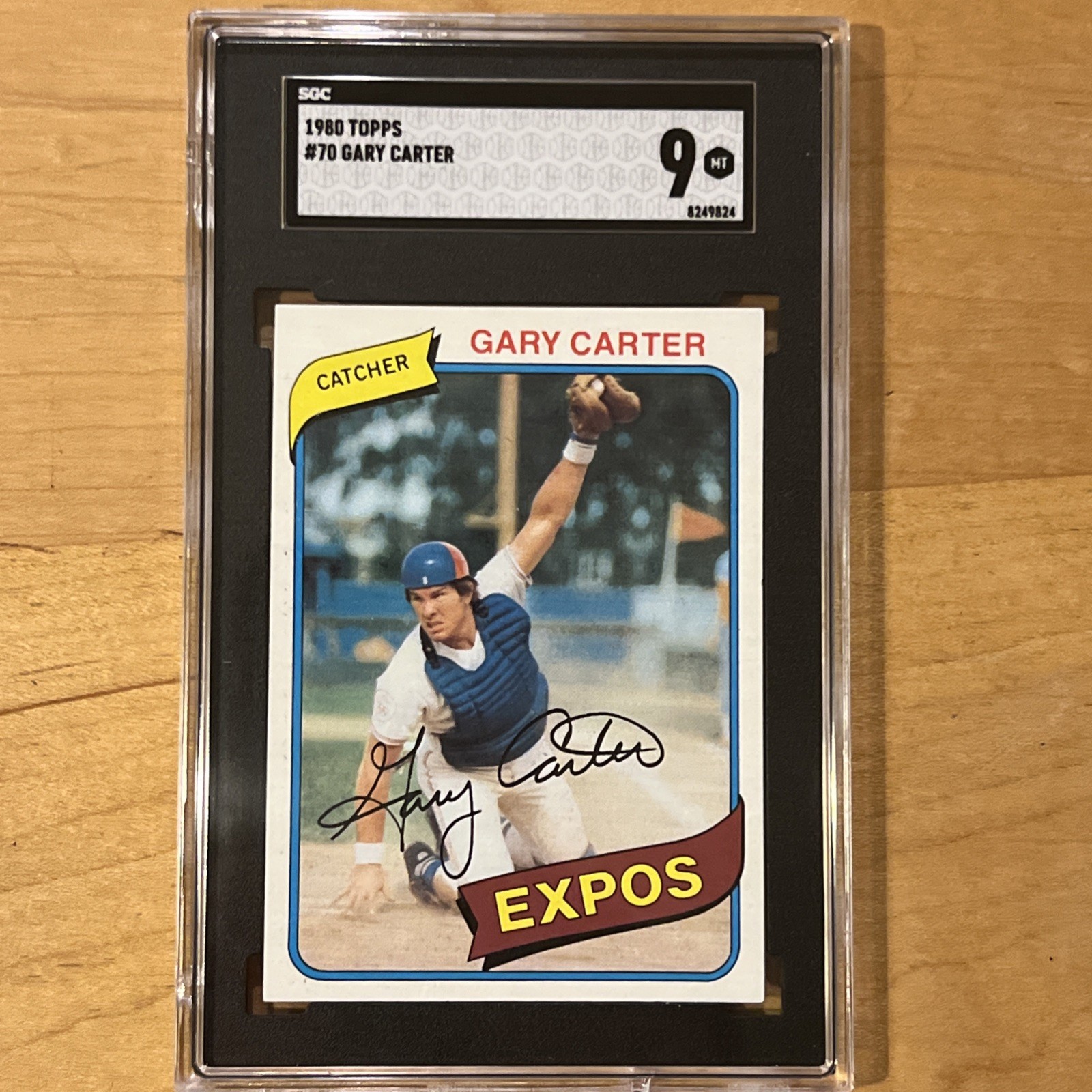 1980 Topps - Gary Carter #70-SGC 9