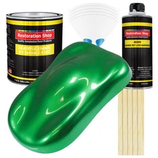 Restoration Shop Firemist Green Acrylic Enamel Gallon Kit, Auto Paint