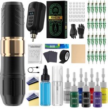 Tattoo Gun Kit Wireless Rotary Tattoo Machine Pen Kit