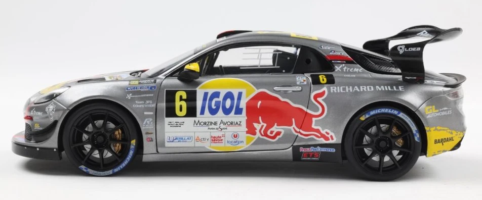 Alpine A110 RGT+ No 6 Loeb Rally Mont Blanc 2024 1/18 - S1801630 SOLID - Image 3 of 4