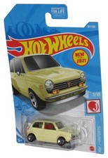 Hot Wheels Hw J-imports 710 2021 Yellow Custom 70 Honda N600 Car 187250 Hot Wheels Hw J-imports 710 2021 Yellow Custom 70 Honda N600 Car 187250