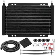Transmission cooler, Aluminum trans cooler, Black transmission cooler