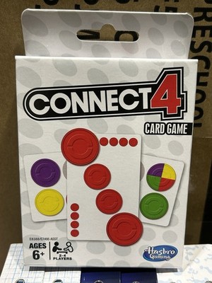 Connect 4 Card Game by Hasbro Gaming   Fast Family Fun 2-4 Players Ages 6+