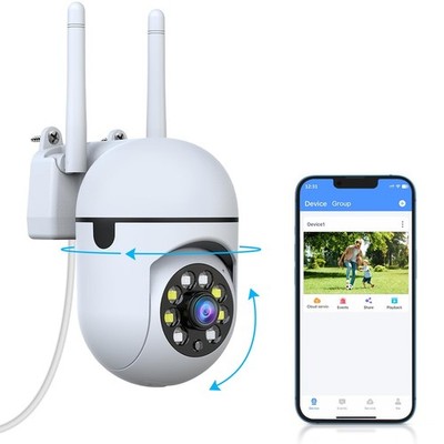 WEILAILIFE 【Auto Tracking & 2-Way Audio】 3MP Security Cameras Wire