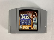 FOX Sports College Hoops 99 Nintendo 64 N64 Authentic Tested Works Cartridge