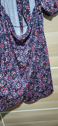 Yours Multicoloured Floral Playsuit Size 26-28 - Picture 5 of 8