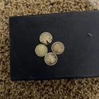 4 Barber Dimes 90% Silver Random Dates