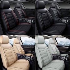 For Ford Mustang Car Seat Covers Leather Full Set Cushion Pad Mat -2 Front Seats