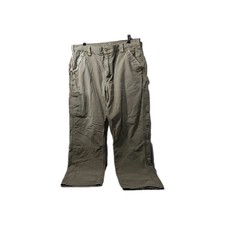 Carhartt Pants Work Carpenter B151 LBR Dungaree Fit Utility Mens Brown 38x32