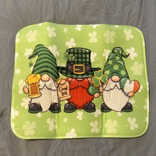 NWT Soft Cushioned Placemat St. Patrick  s Day Gnomes