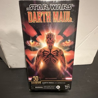 Star Wars The Black Series Darth Maul Figure Sith Apprentice 50th Anniversary