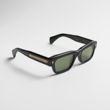 JACQUES MARIE MAGE Unisex Black/Green Sunglasses MODEL JEFF SIZE: 51 22 149