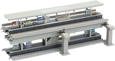 Tomytec TOMIX N Gauge Elevated Double Track Hierarchy Station Extension 91044