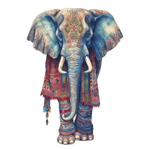 Elephant Safari Self Adhesive Vinyl Sticker