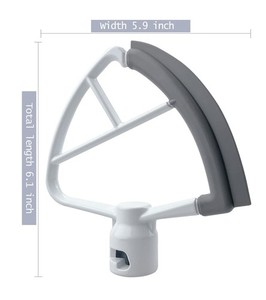 4.5/5 Quart Flex Edge Beater for KitchenAid Tilt-Head Stand Mixer, All-Metal ...