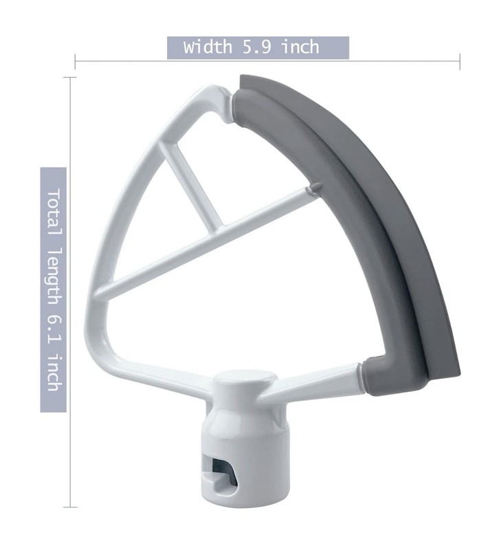 4.5/5 Quart Flex Edge Beater for KitchenAid Tilt-Head Stand Mixer, All-Metal ...