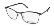 MOREL NOMAD 40016N STAINLESS STEEL SIGNATURE LOGO PREMIUM EYEGLASS FRAME/GLASSES