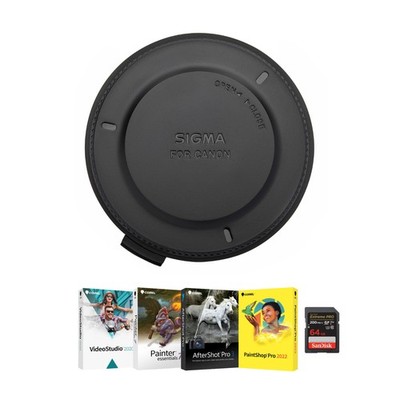 Sigma USB Dock for Canon Lenses Bundle Software 64GB Memory Card