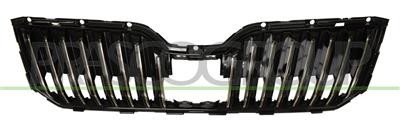 Grille avant noire antibuée pour calandre Superb 2015-2019 avec ACC
