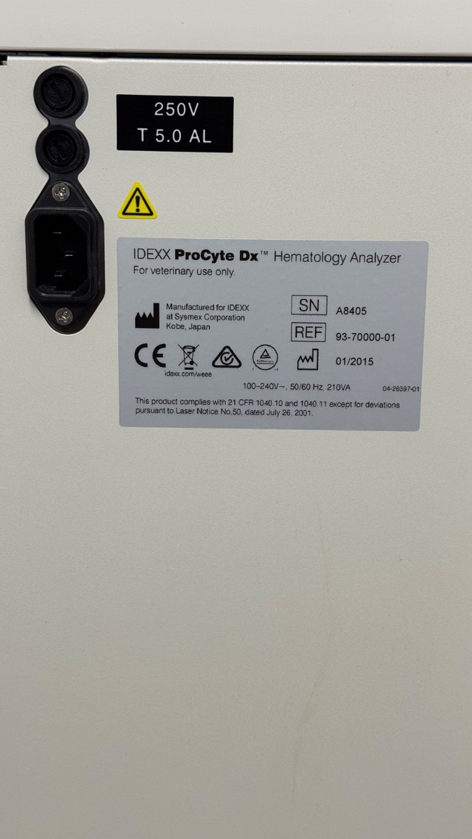 IDEXX ProCyte Dx Veterinary Hematology Analyzer - For VET USE in