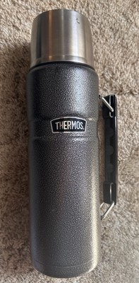 Stanley Thermos Classic Green Stainless Insulated Bottle - Grey Color
