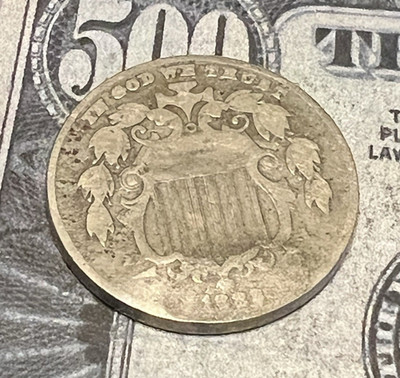 1882 Shield Nickel - Nice Add - Combined Shipping