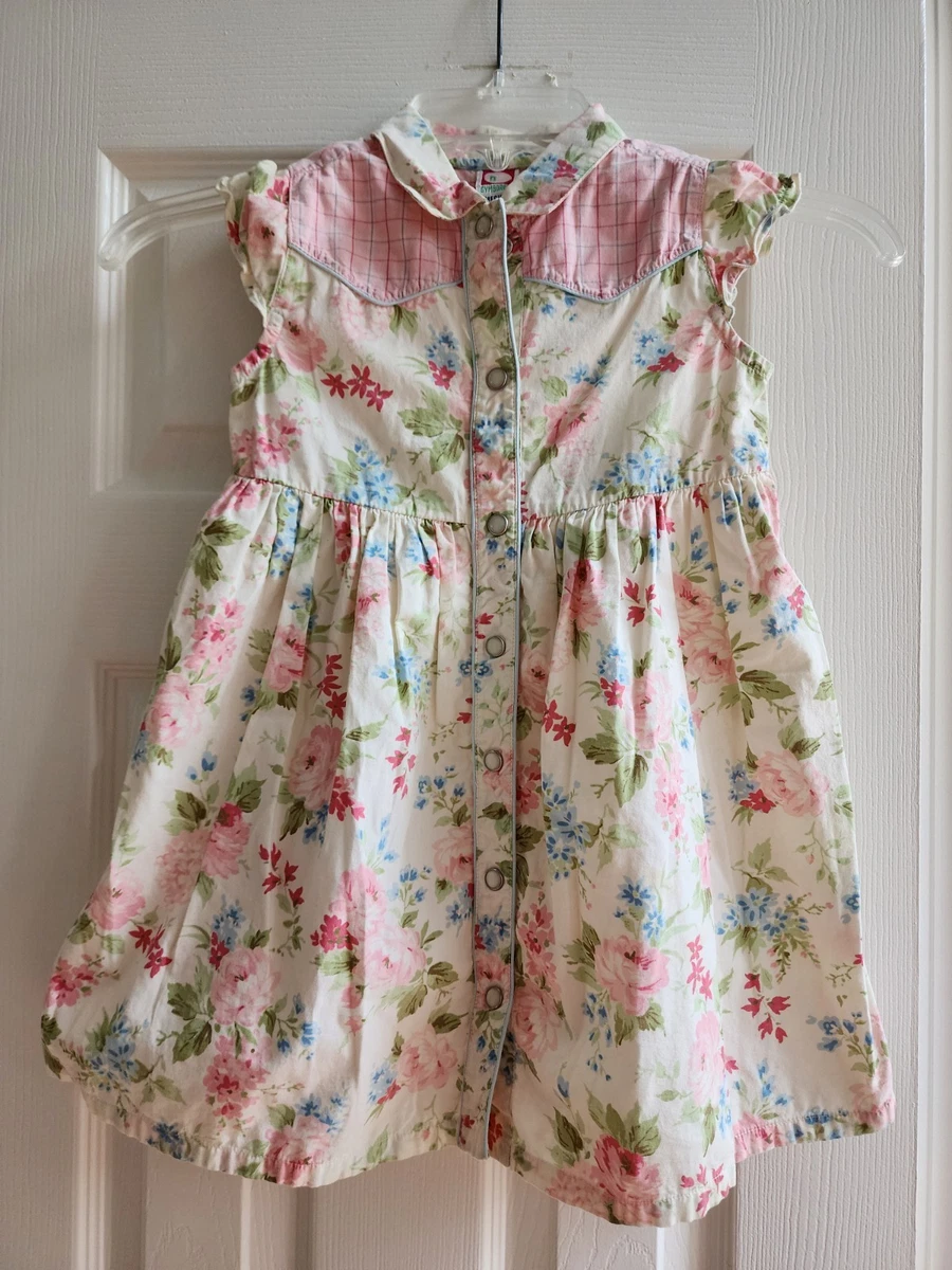 Robe Multicolore Gymboree Pour Fille - Taille 7, 100% Coton, Occasion En Très Bon état